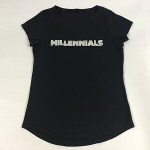 Sisley MILLENNIALS Blk T-Shirt